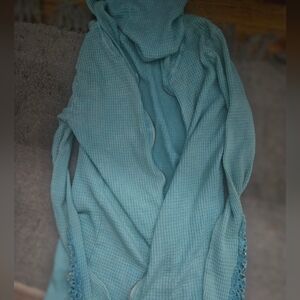 Elegant Blue Women's Intimate Robe